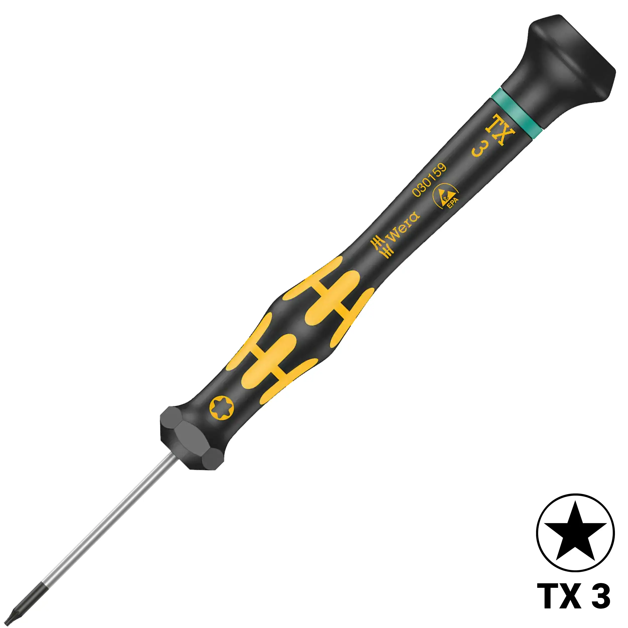 Wera Kraftform Micro ESD Torx Screwdriver TX 3 X 40 mm (1567)