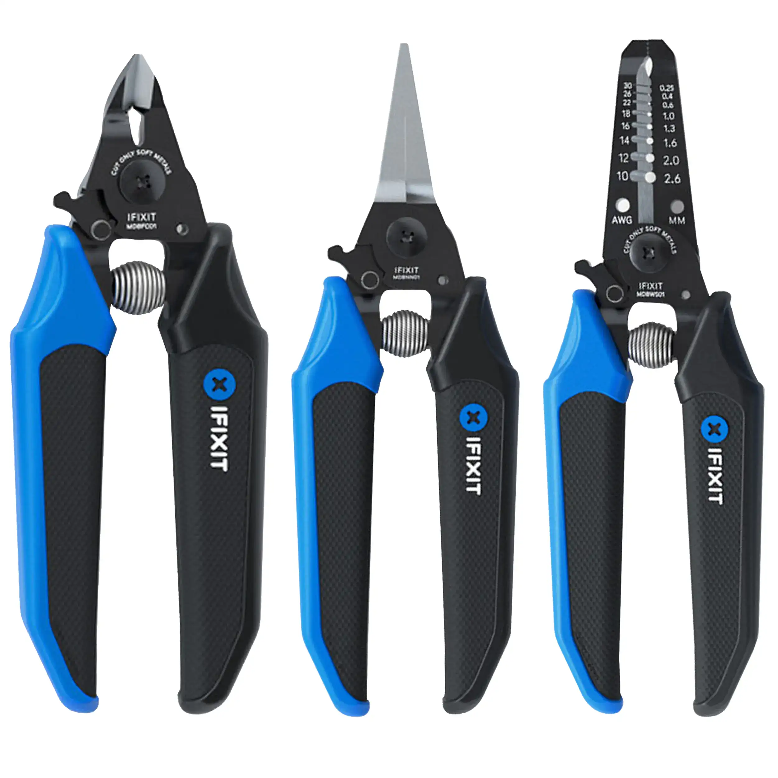 iFixit Mandible 3 Piece Plier Set