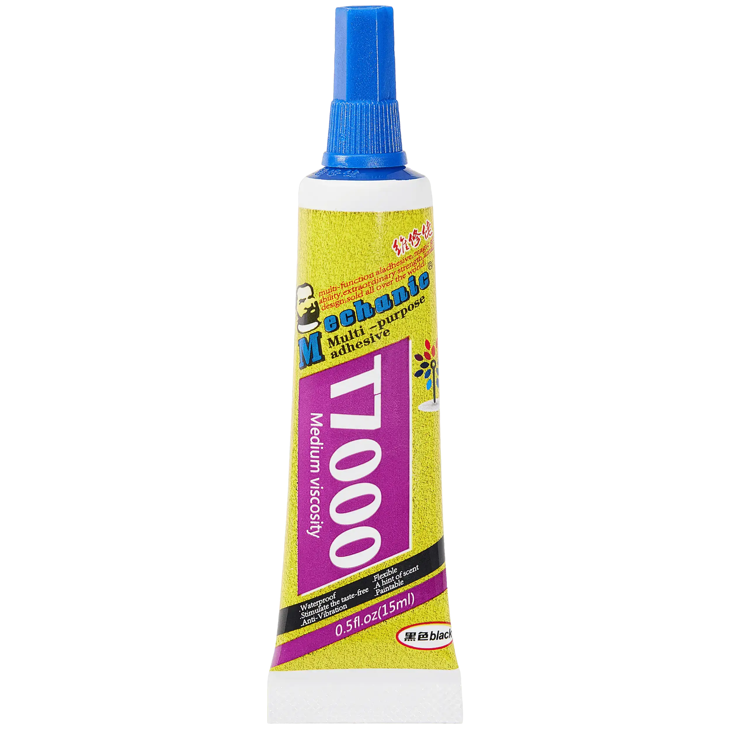 Mechanic T7000 Multi-Purpose Glue Adhesive (15ml) (Black)