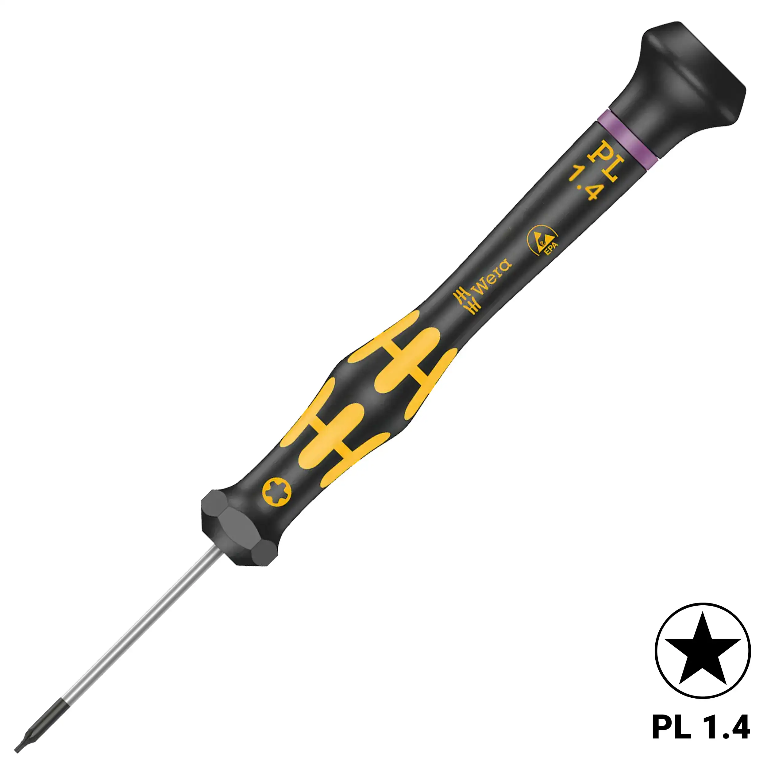 Wera Kraftform Micro ESD Pentalobe Screwdriver PL 1.4 X 40 mm (1573)