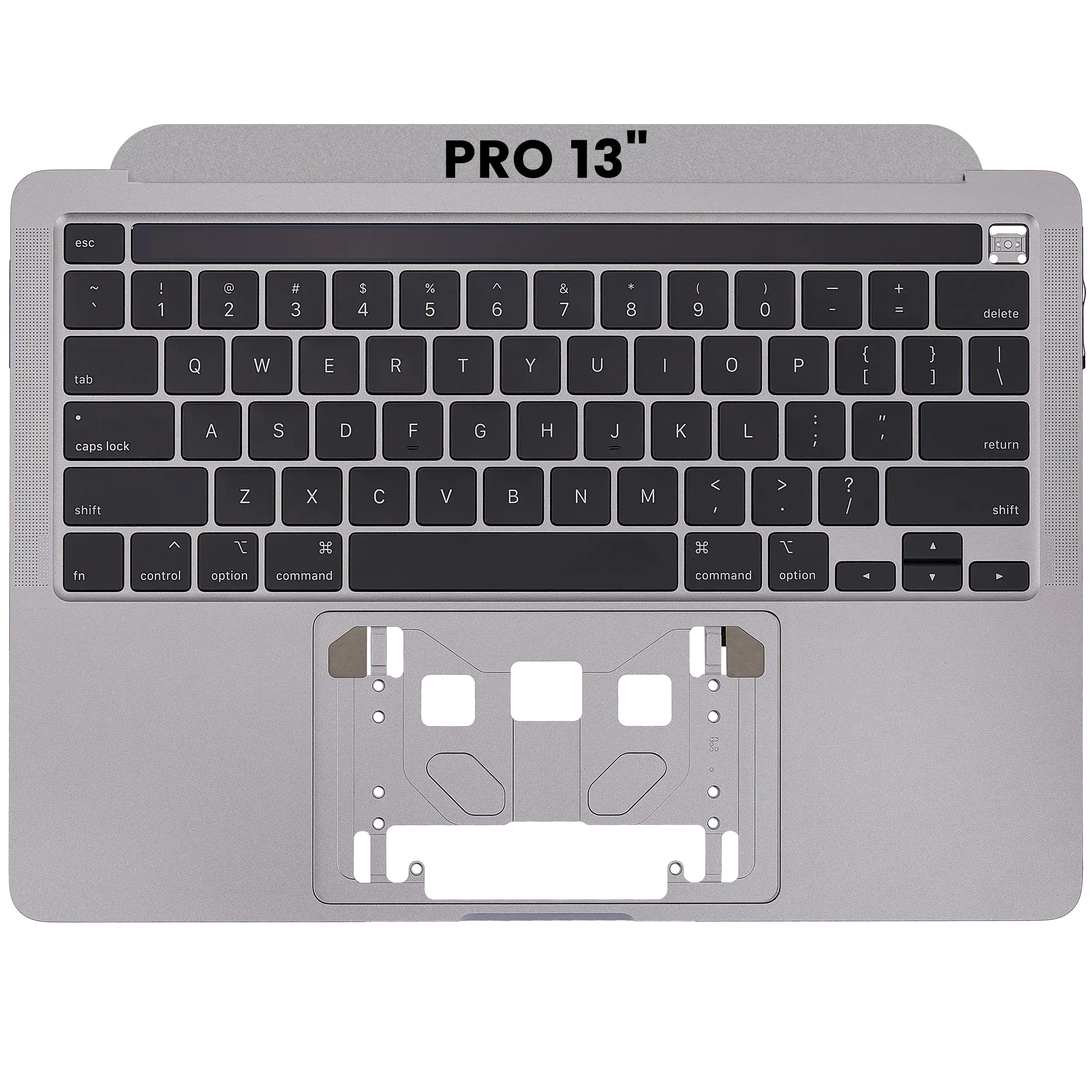Top Case with Keyboard (ANSI US) For MacBook Pro 13" A2251 (2020) (Space Gray)