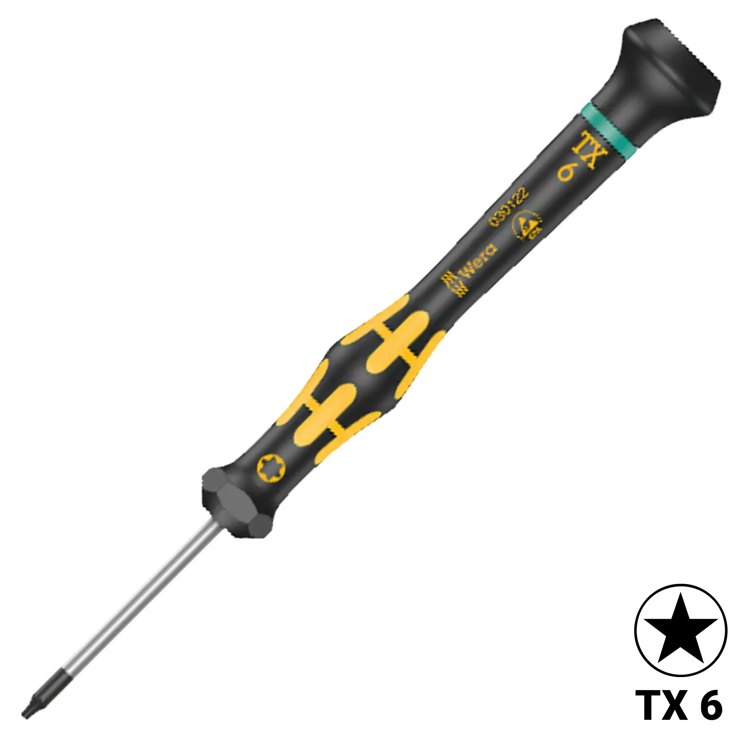Wera Kraftform Micro ESD Torx Screwdriver TX 6 X 40 mm (1567)