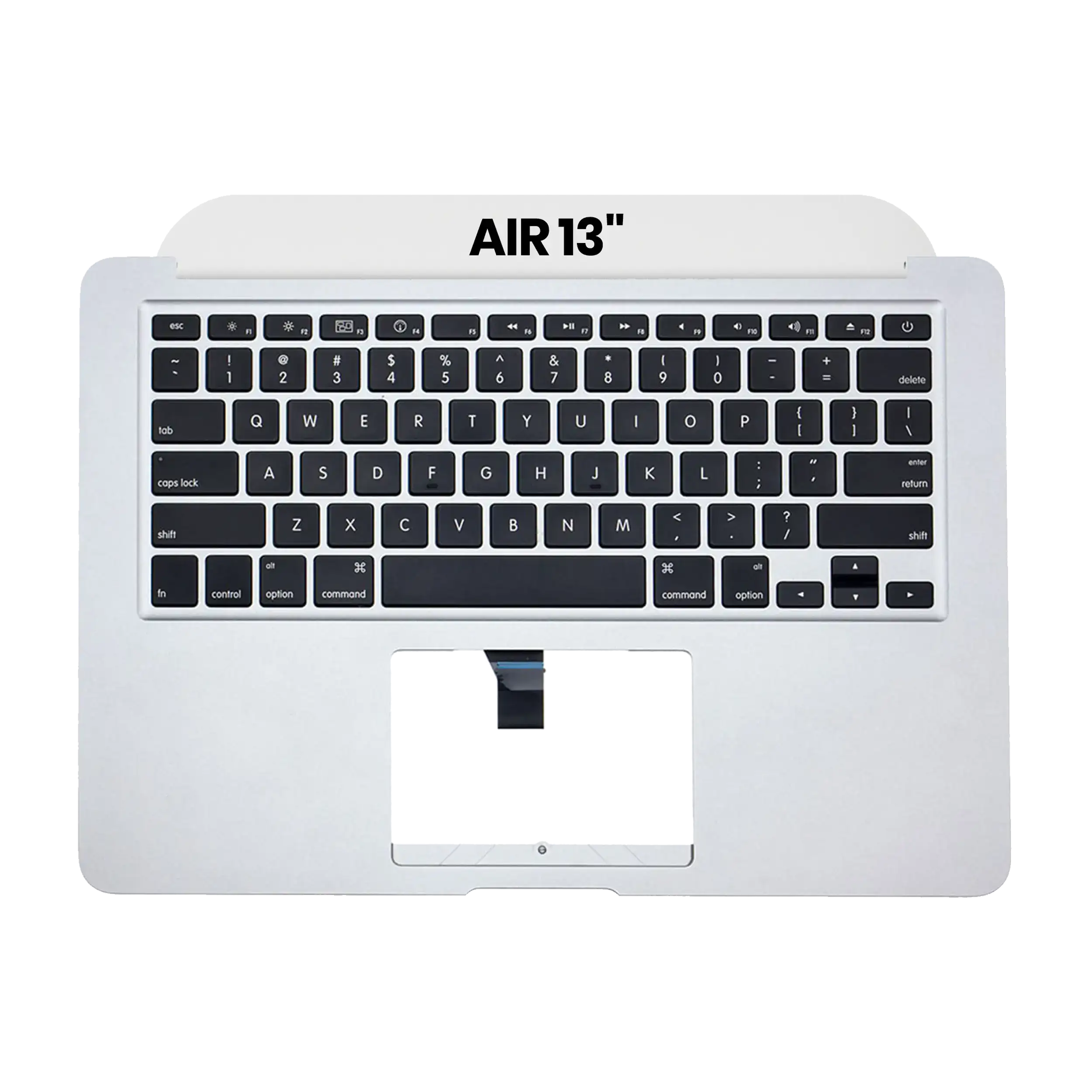 Top Case with Keyboard (ANSI US) For MacBook Air 13" A1369 (2010) (Used OEM Pull: Grade A)