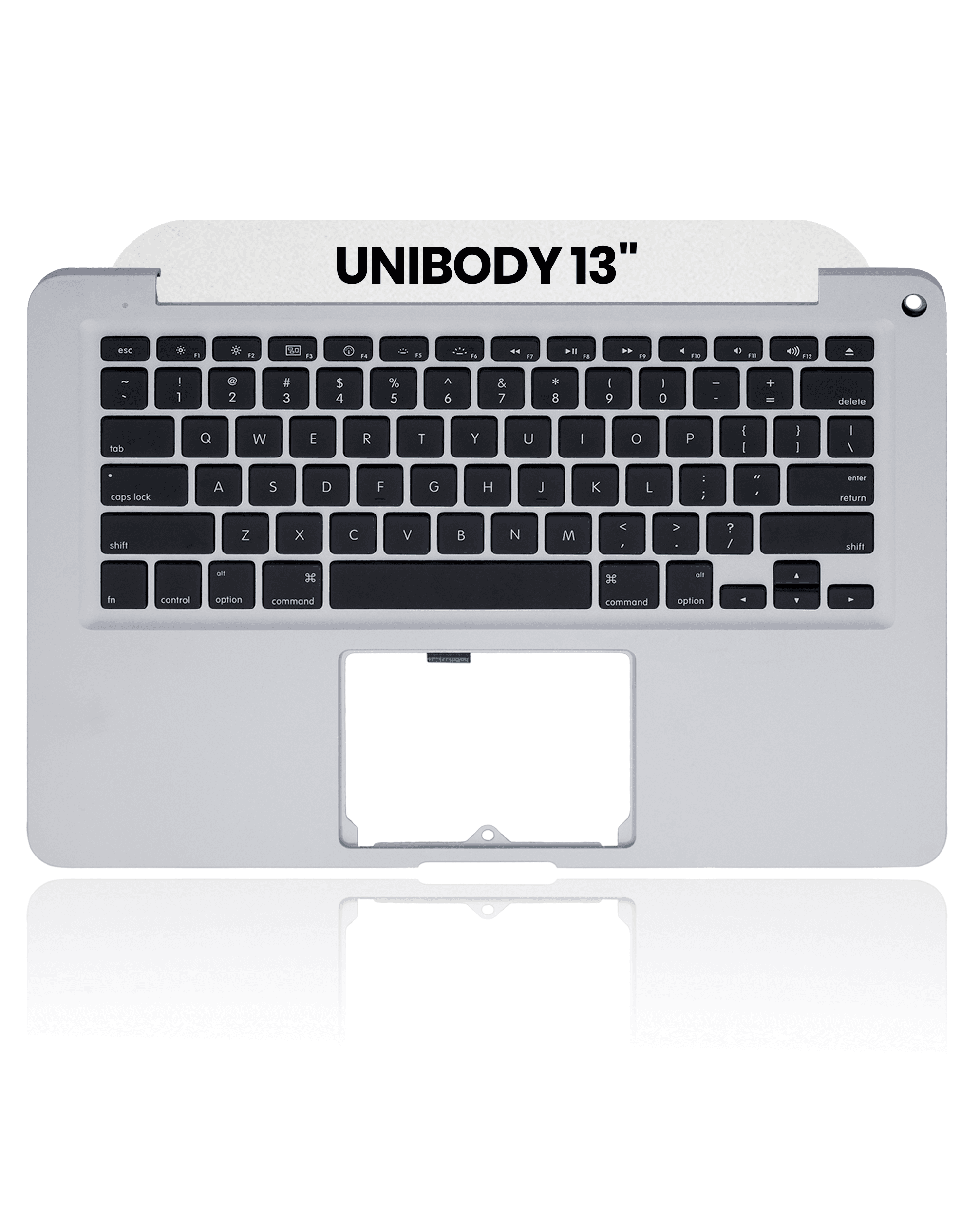 Top Case with Keyboard (ANSI US) For MacBook 13" A1278 (2008) (Used OEM Pull: Grade A)