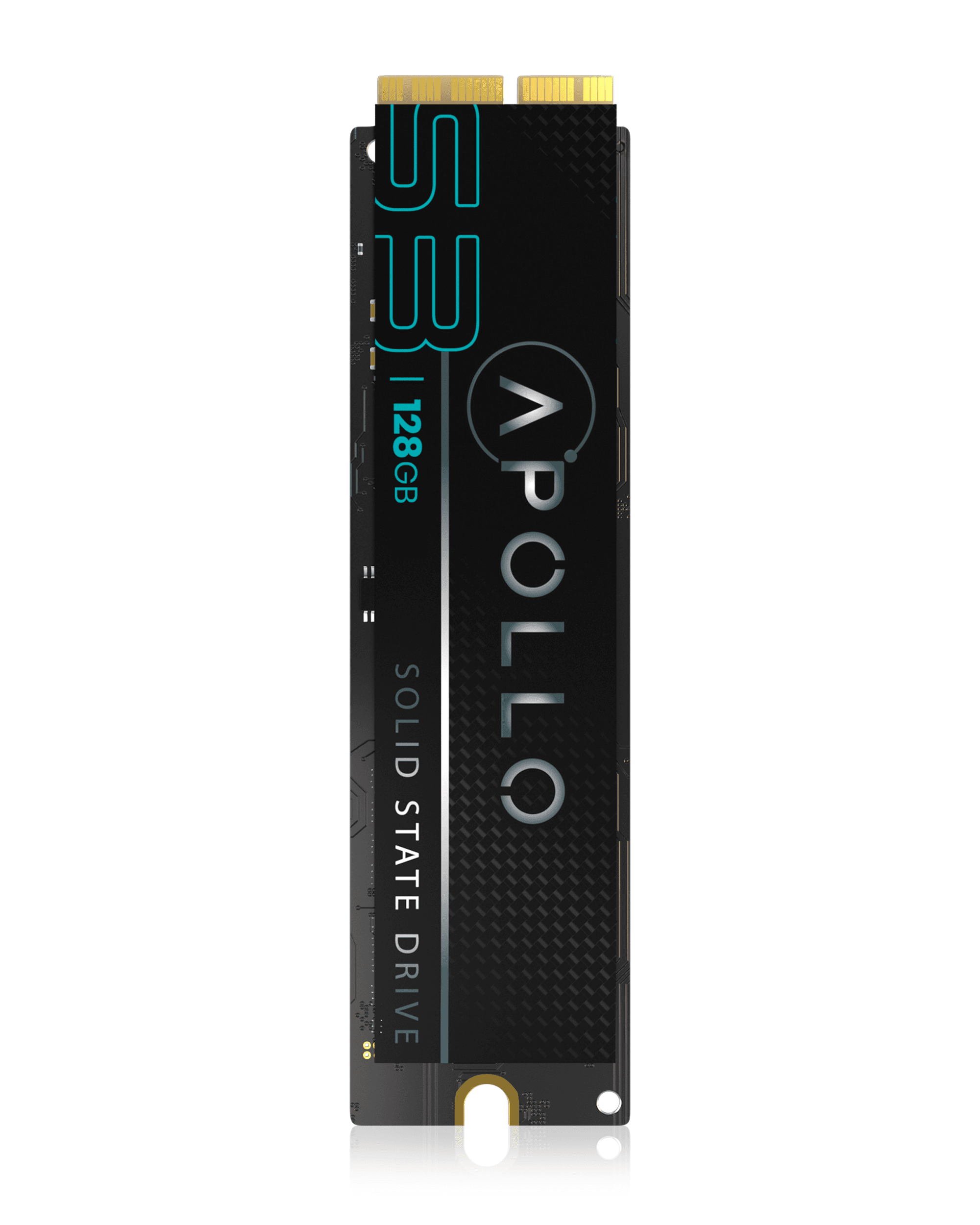 Apollo S3 128GB Mac SSD (NVME PCIe Gen3X4) For MacBook Air 11 & 13" A1465 A1466 (Mid 2013-2017) / Pro Retina A1398 1502 (Late 2013-Mid 2015) / iMac A1418 A1419 (Late 2013-Mid 2017) / Mac Mini A1347 (2