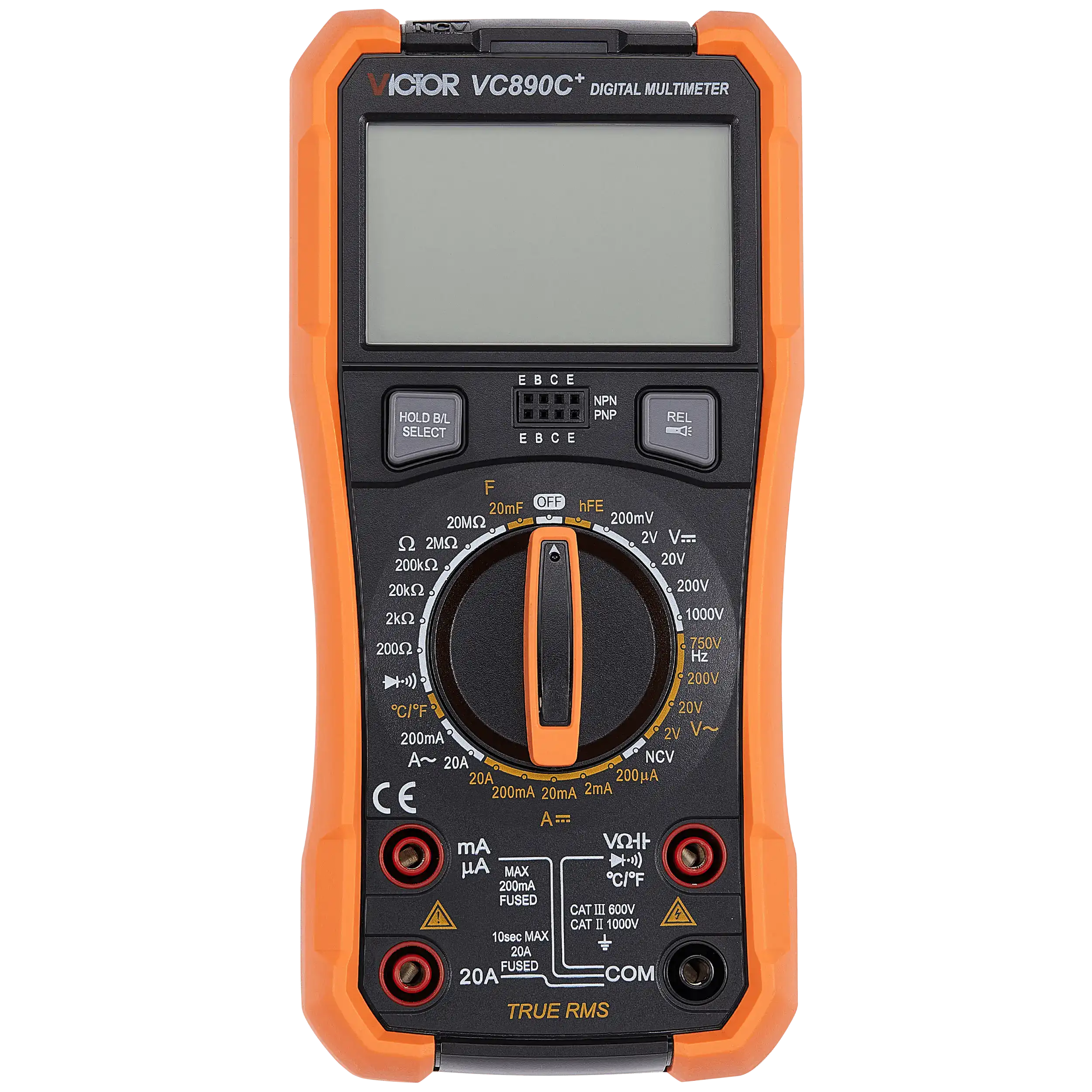 Victor VC890C+ Digital DMM Multimeter Ohm Voltmeter