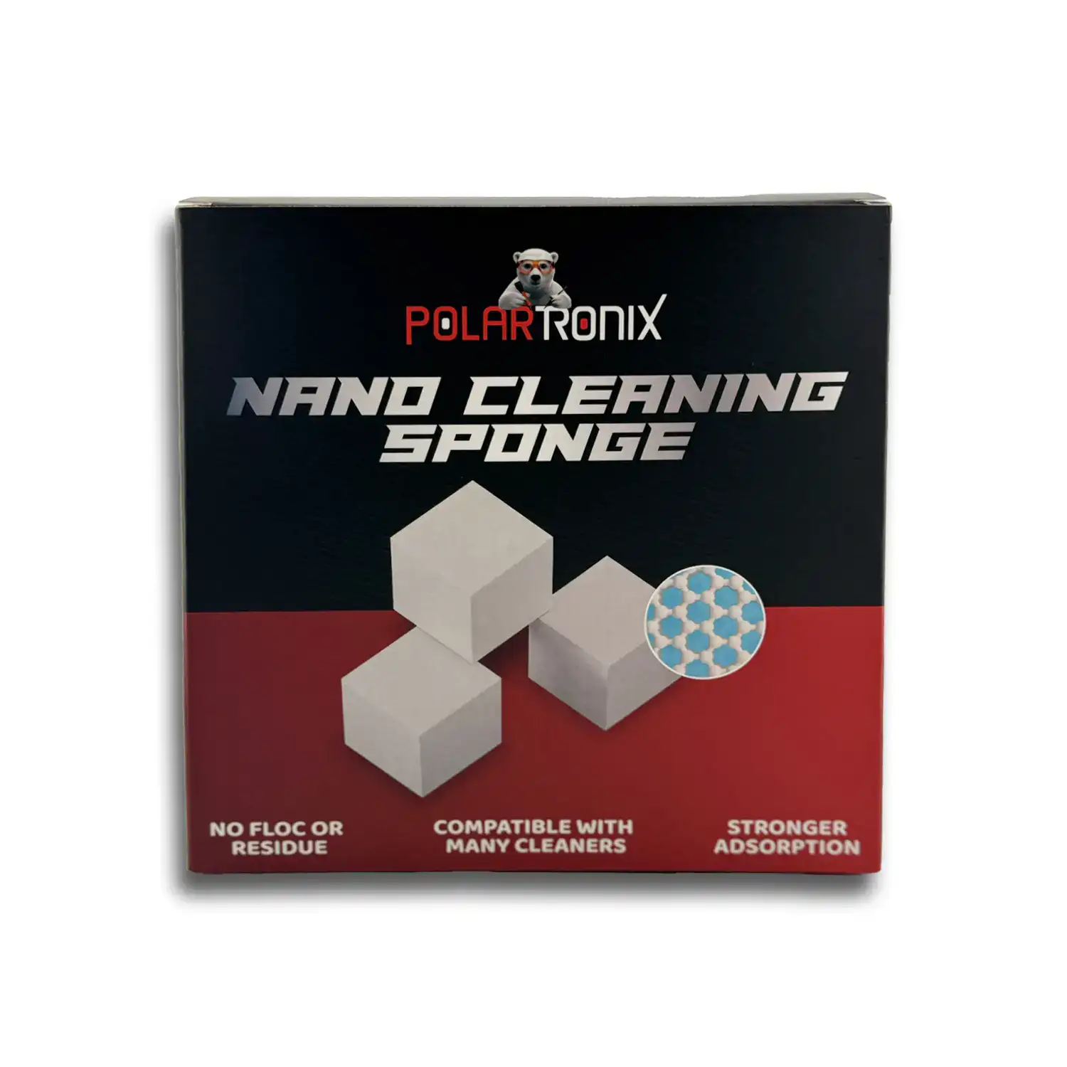 PolarTronix ESD-Safe PCB Nano Cleaning Pads For Flux / Solder Residue (1000 Pack)