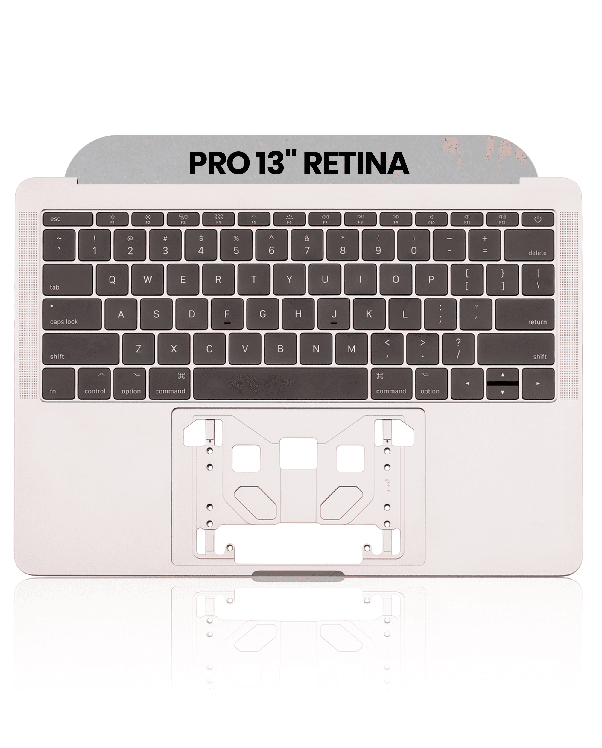 Top Case with Keyboard (ANSI US) For MacBook Pro 13" A1708 (2016-2017) (Used OEM Pull: Grade A) (Space Gray)