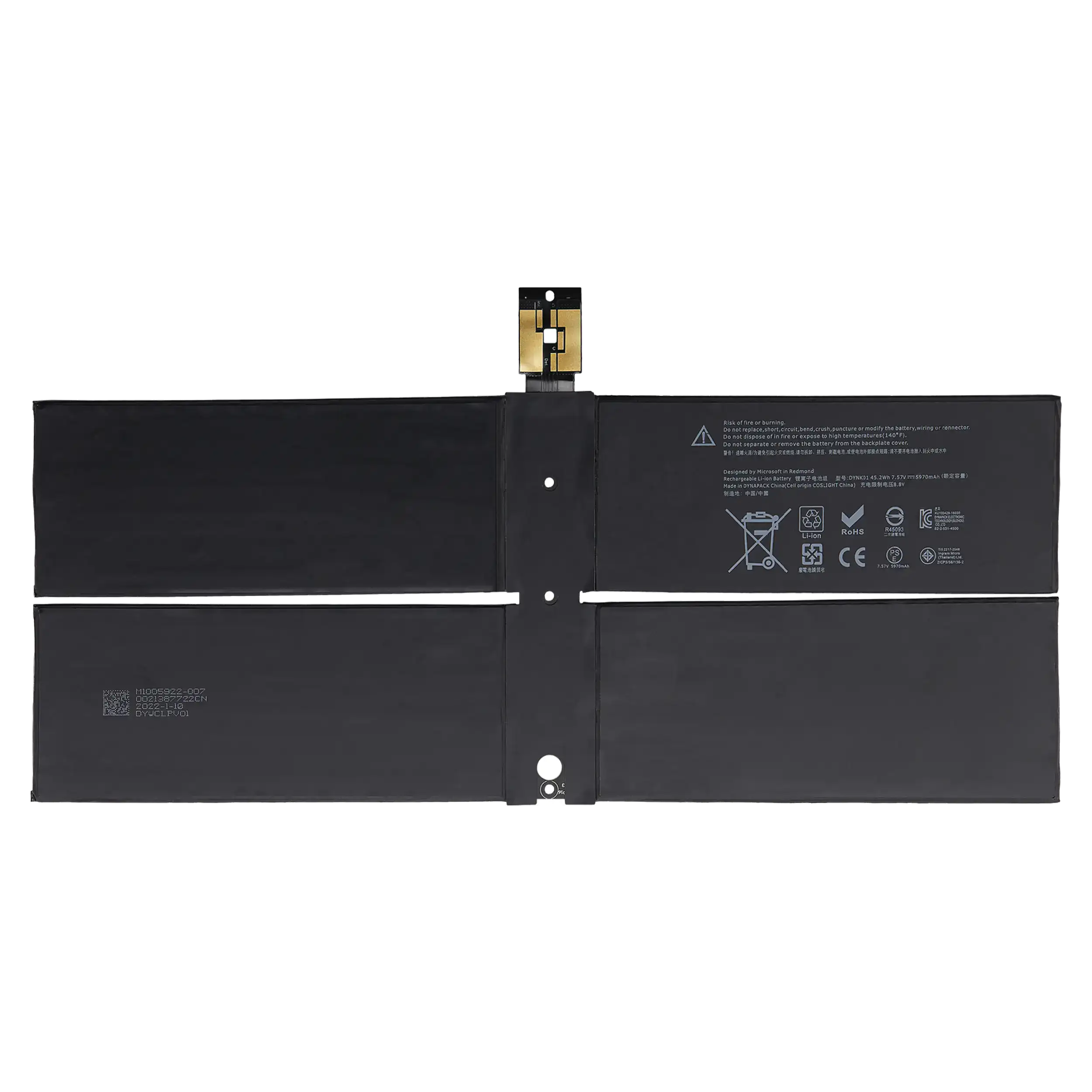 Replacement Battery For Microsoft Surface Laptop 1 13.5" / Book 1 (1769) (G3HTA036H DYNK01)