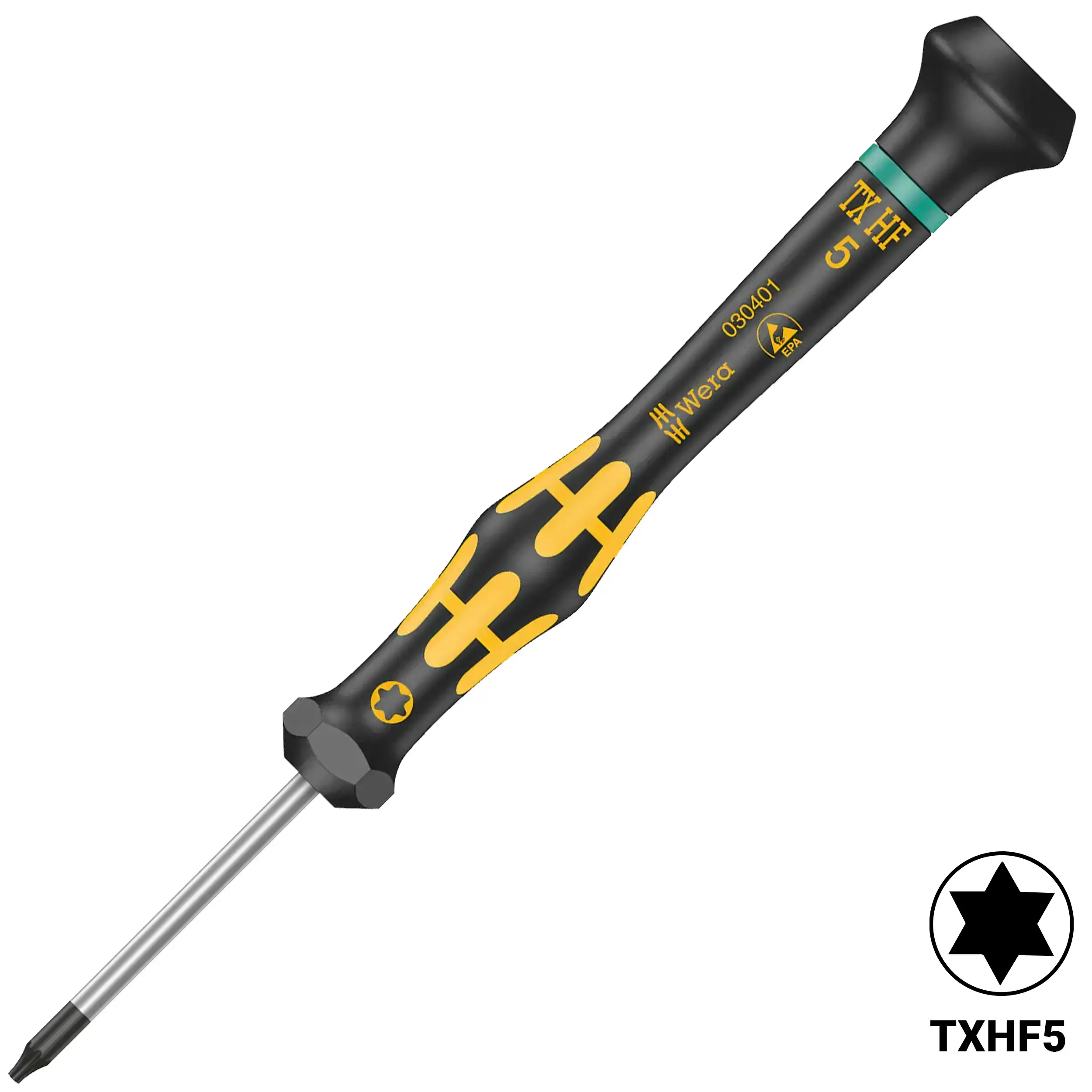 Wera Kraftform Micro ESD Torx Screwdriver With Screw Hold Function 5 X 40 mm (1567)