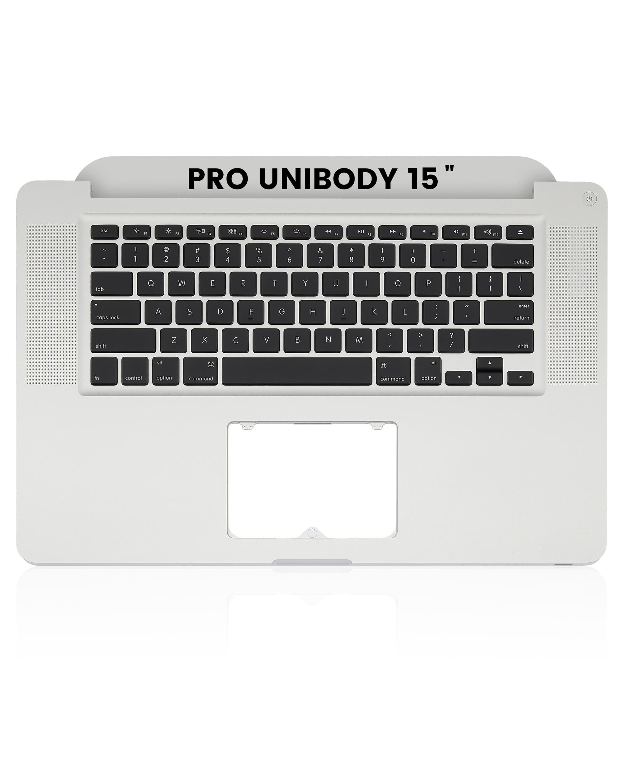Top Case with Keyboard (ANSI US) For MacBook Pro 15" A1286 (2010-2012) (Used OEM Pull: Grade A)