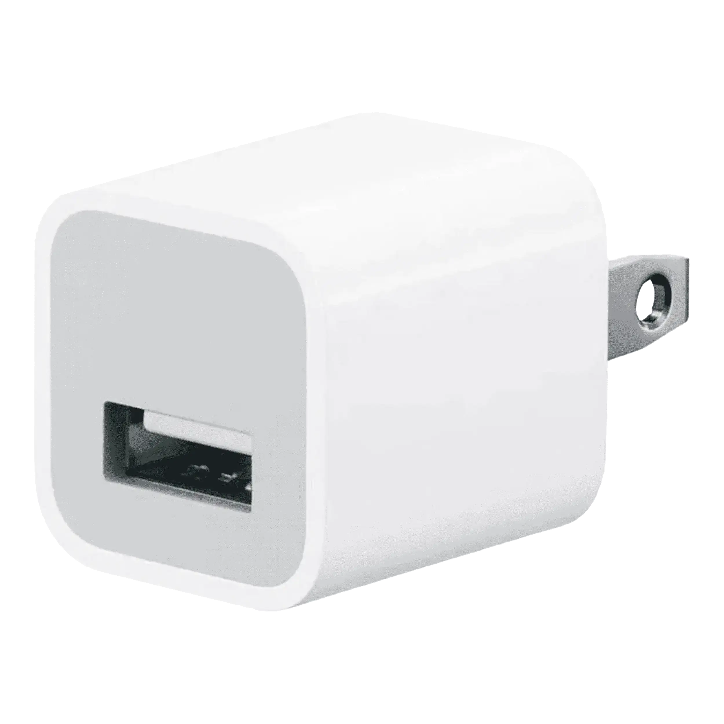 Apple 5W USB-A Wall Adapter For iPhone / iPad / Watch / iPod (OEM Grade A, Bulk Packaging)