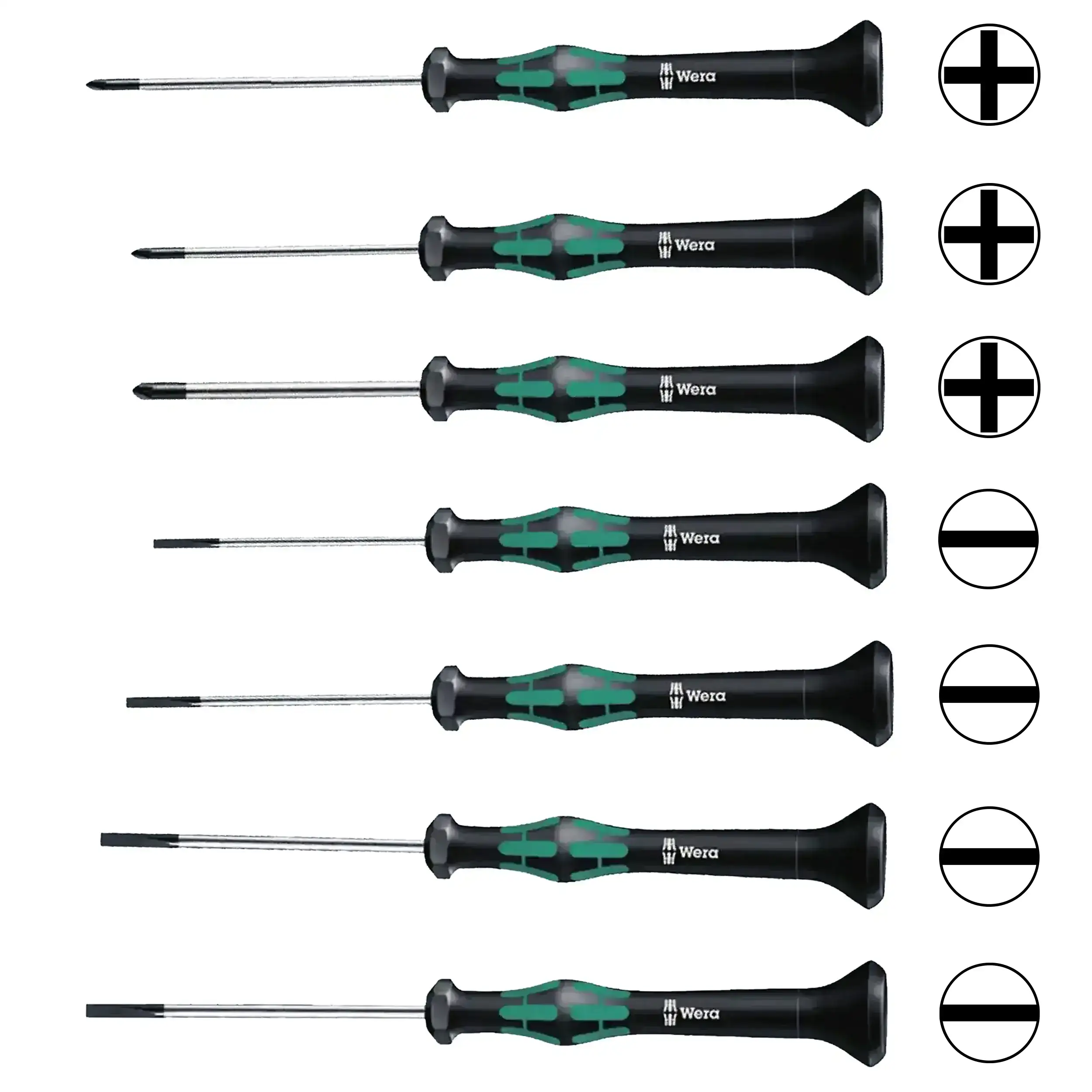 Wera Kraftform Micro Precision Screwdriver Set (7 pcs)