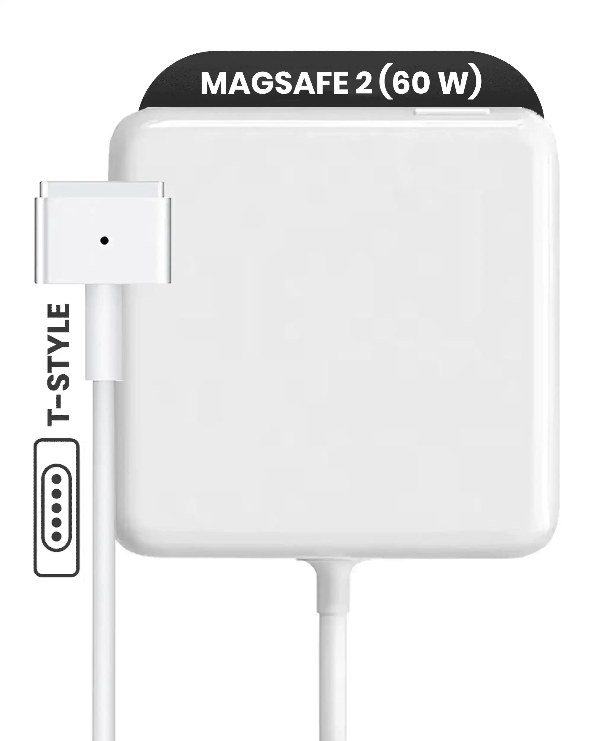 Apple 60W MagSafe 2 Power Adapter (Genuine, Bulk Packaging)